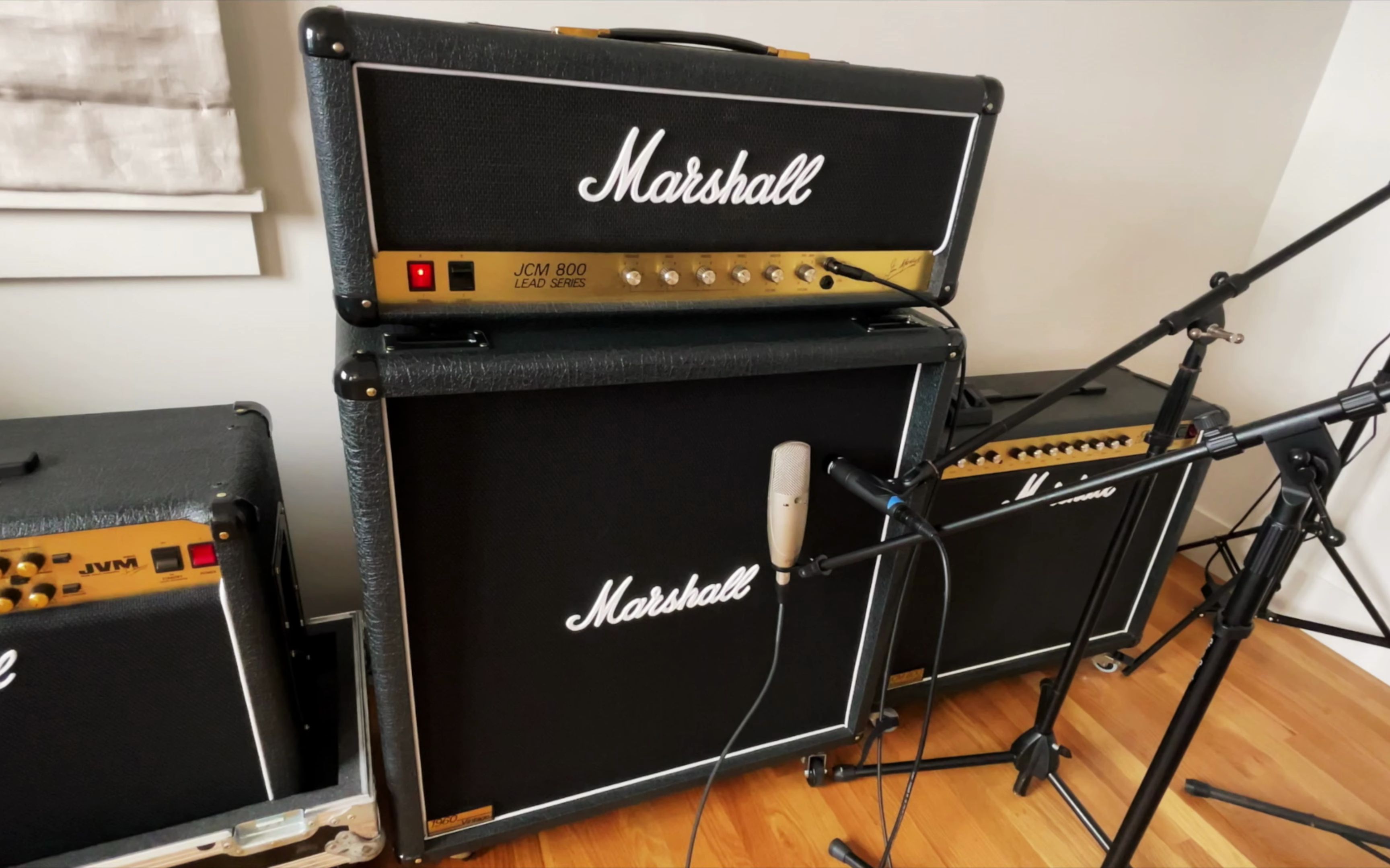 marshall jcm 800 2203 cranked vs 1959hw handwired super lead