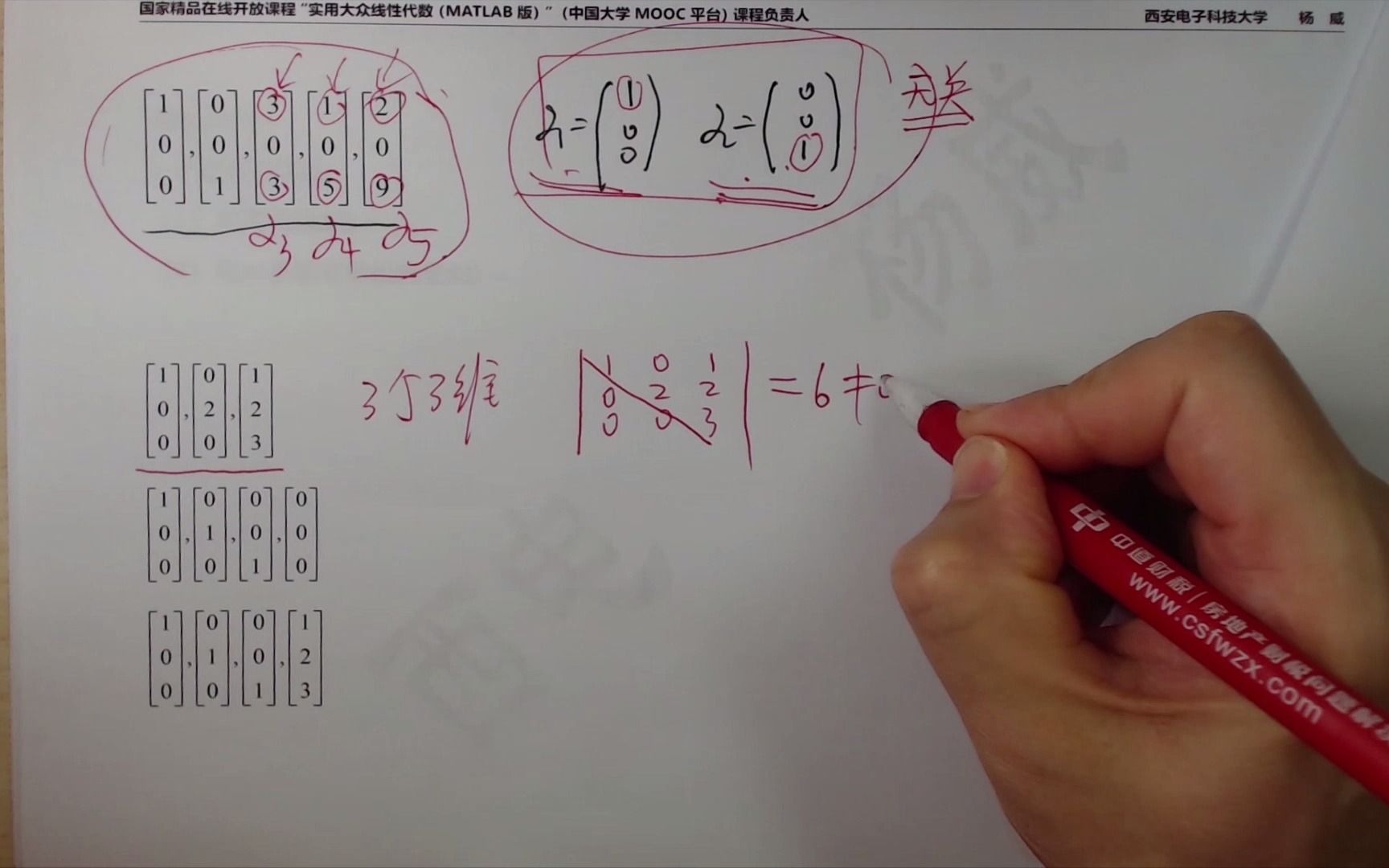 8秩概念篇4.121 极大无关组(《满分线性代数》)哔哩哔哩bilibili