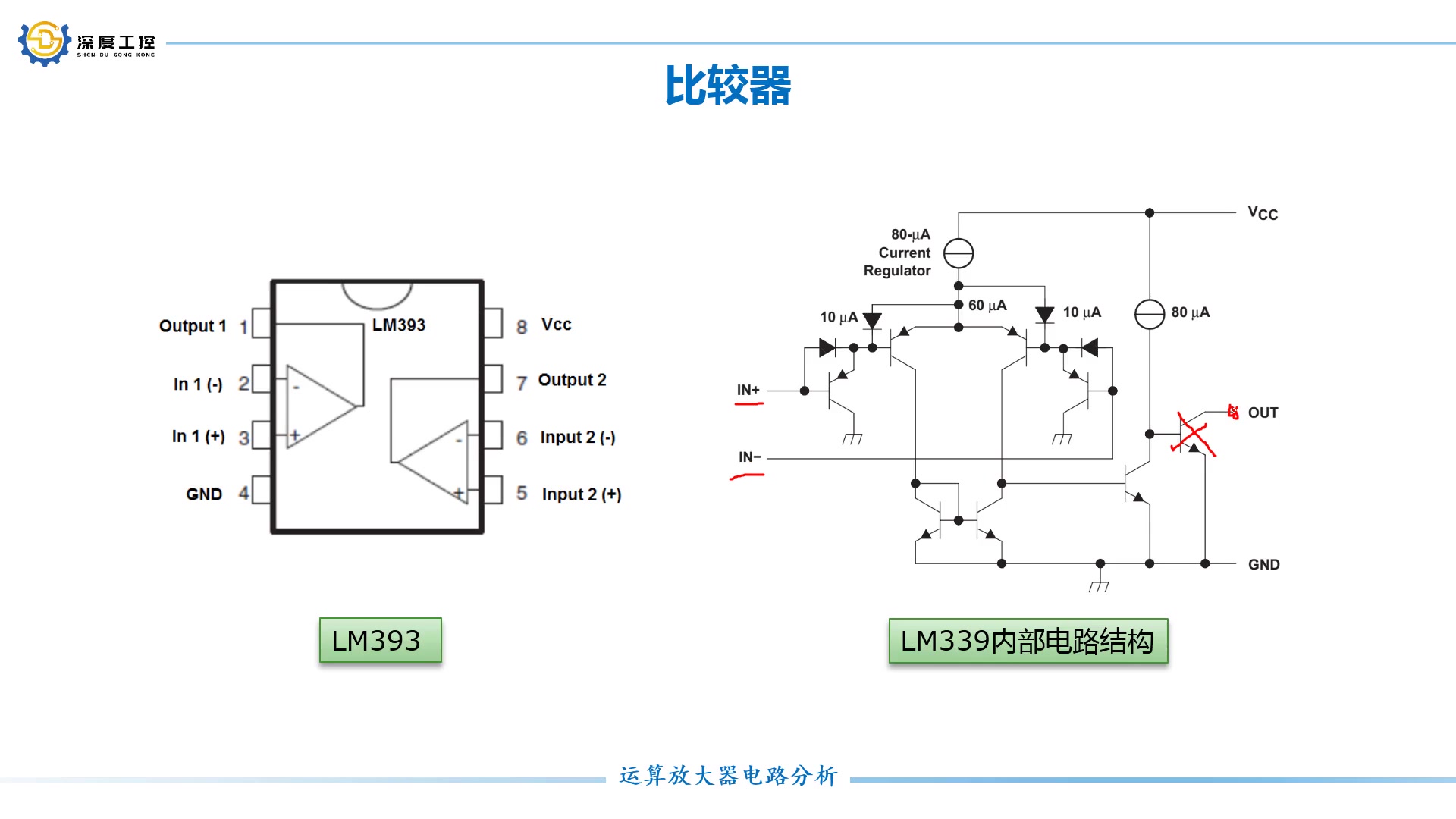 电子维修视频:比较器电路分析哔哩哔哩bilibili