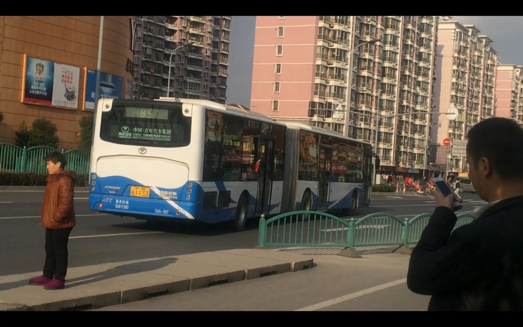 时隔7年 再次体验85路铰接巨龙车jnp6180g q4a-007车内视角