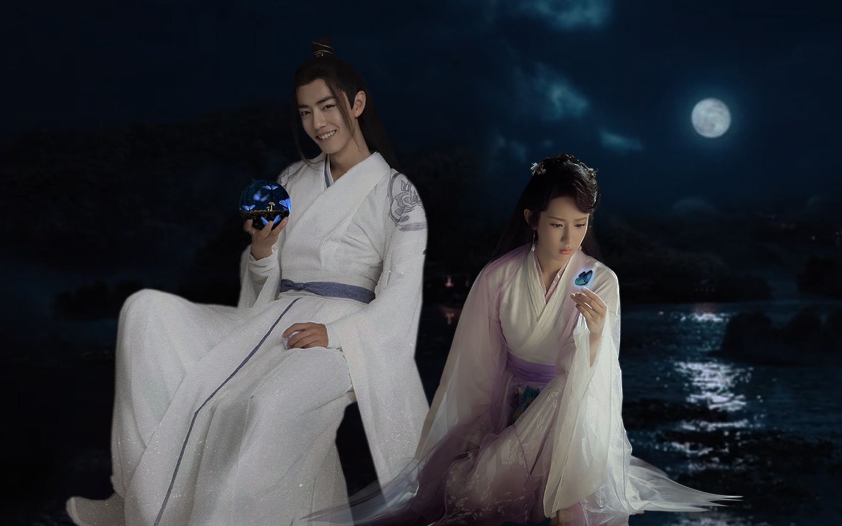 蝶恋系列第一章美男蝶肖战杨紫月光爱人