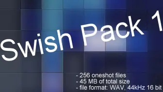 Unity音效 – 游戏环境音效 Swish pack