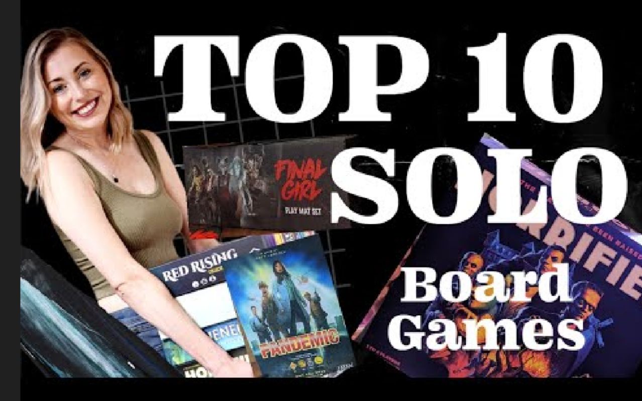 推荐十大单人桌游 TOP 10 SOLO BOARD GAMES | MOST PLAYED游戏推荐