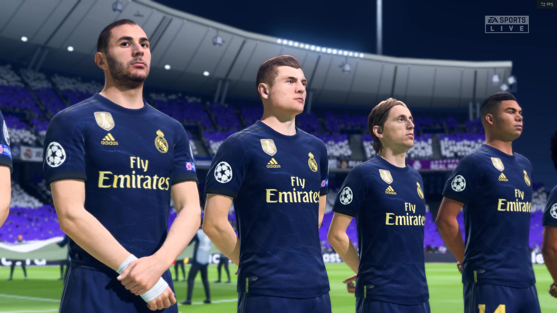 fifa20欧冠终极难度 决赛 热刺vs皇家马德里