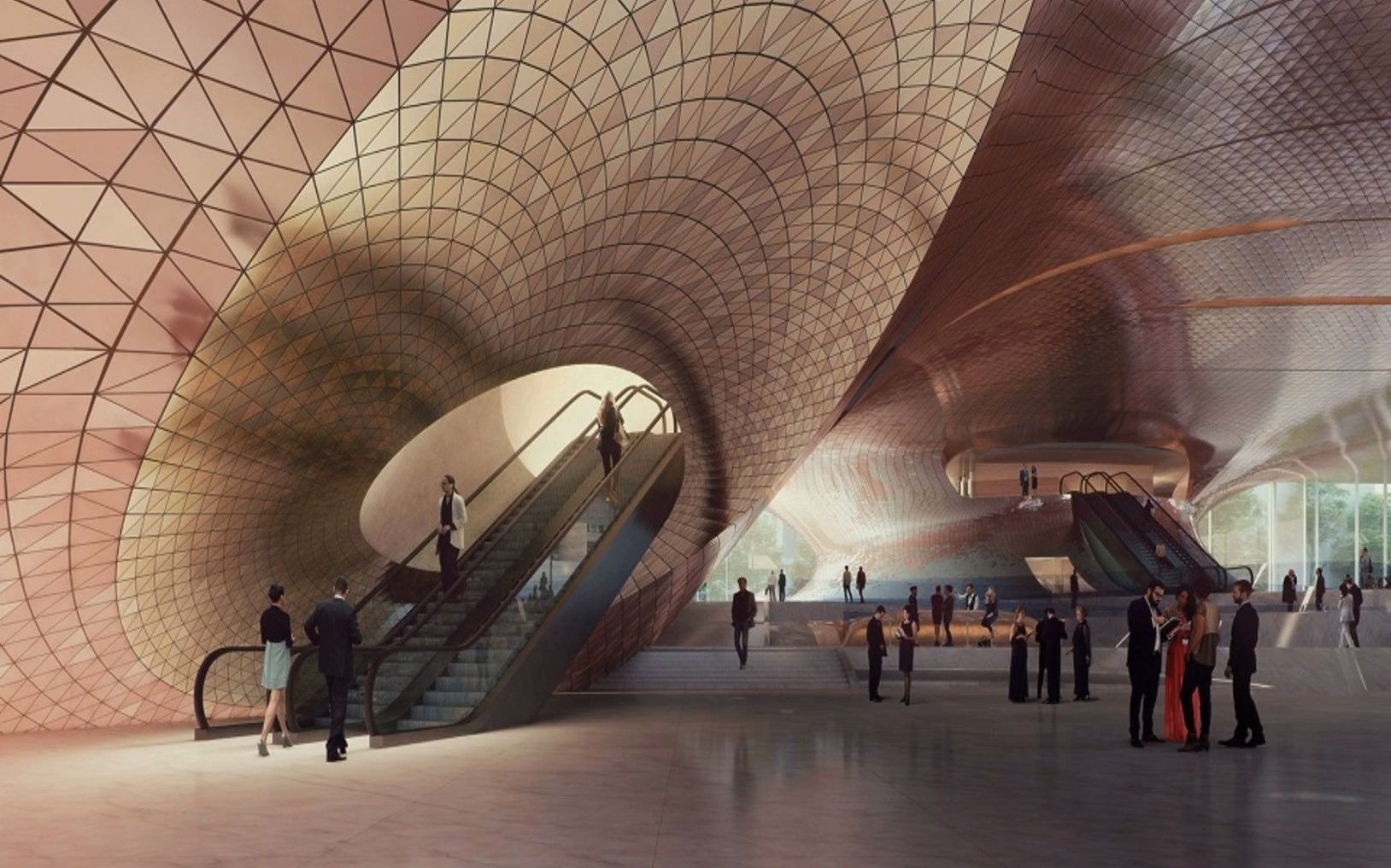 哈迪德的设计作品 #展厅案例 实践与探索 & 扎哈·哈迪德建筑事务所特