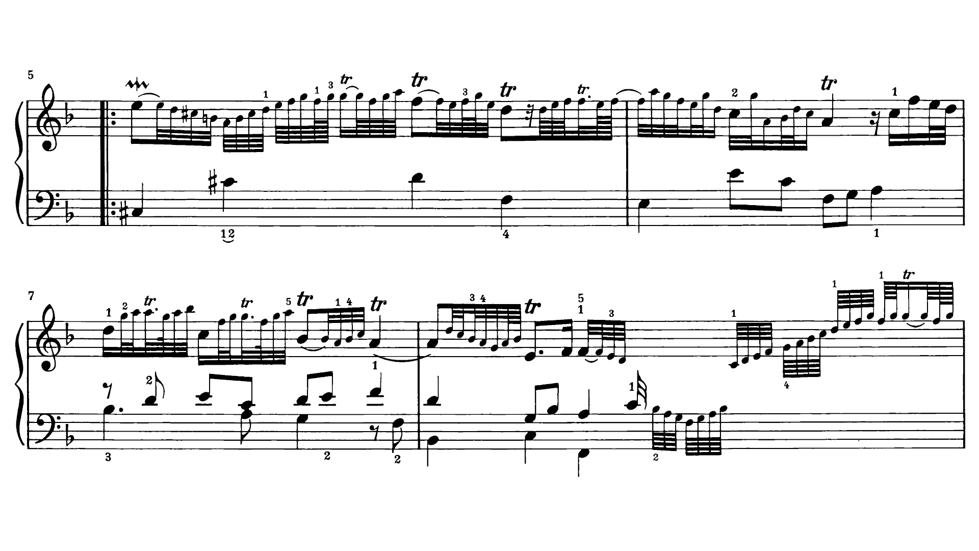 【羽管键琴】亨德尔 - d小调组曲 hwv 428(1720)