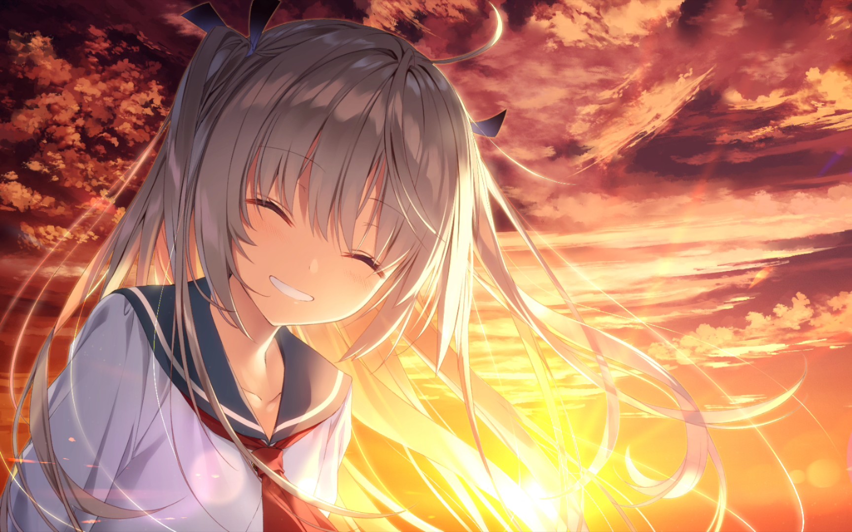 【atrl】亚托莉:地球也包括我吗?夏生:对我来说,你就是地球的中心.