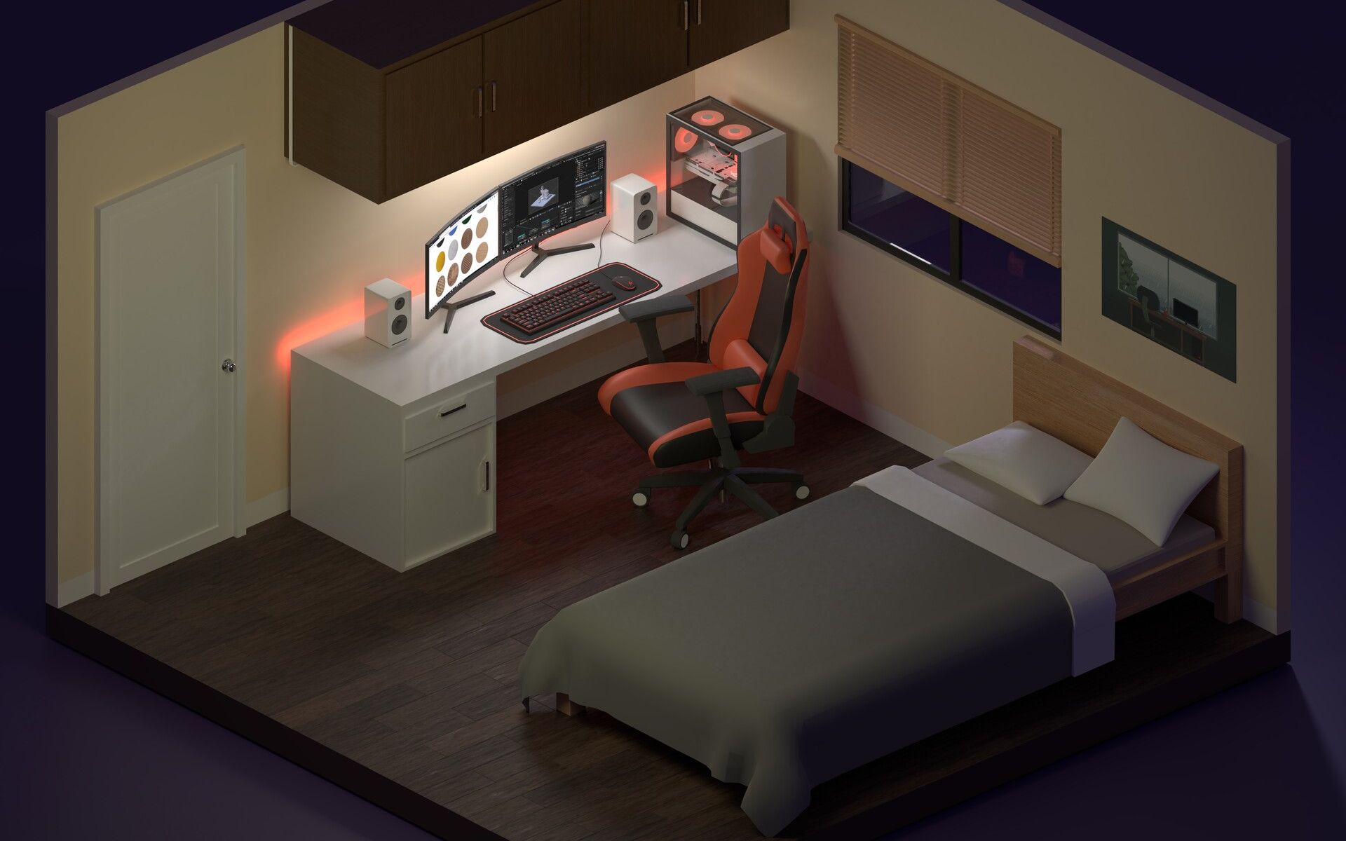 3dmax场景建模简单零基础房子模型制作