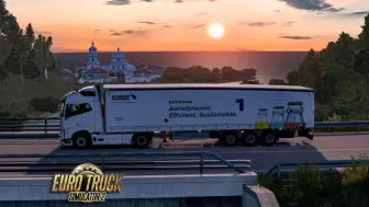 Download Video: 《欧洲卡车模拟2》运一车旧电池到格鲁吉亚的巴统 | Euro Truck Simulator 2