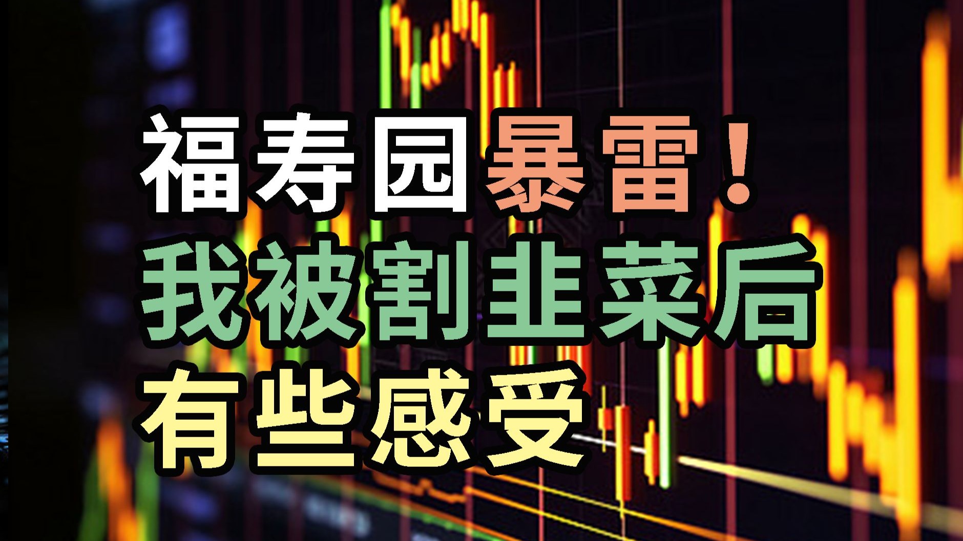 殡葬第一股暴雷！我被割韭菜后有些感想。