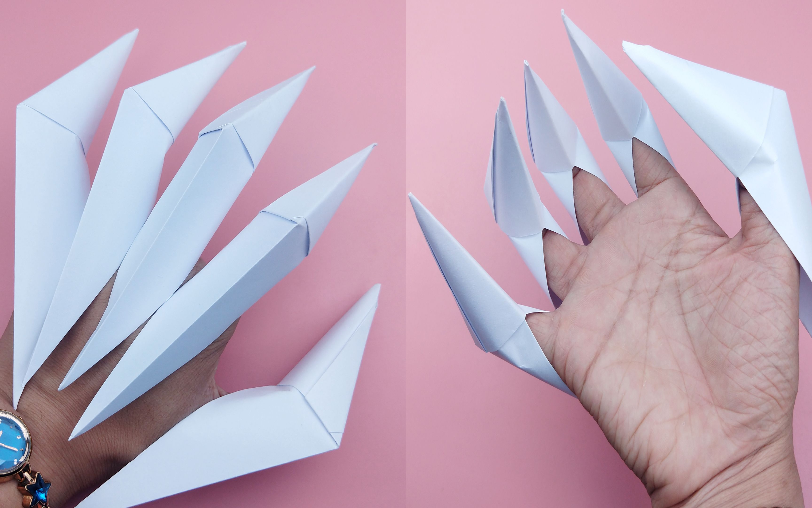 爪子折纸教程图片