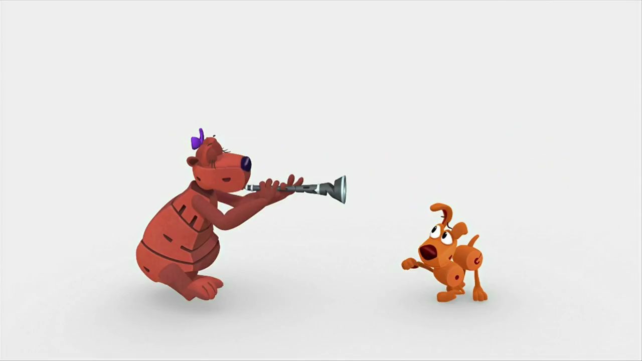 09.汪老师教单词 - dancing dog - horn/ guitar/ tuba/ drum