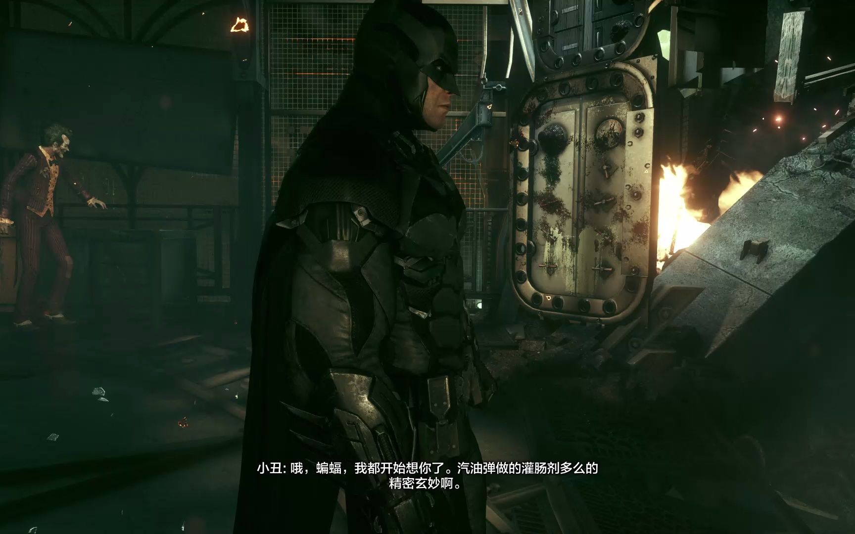 蝙蝠俠阿卡姆騎士batmanarkhamknight工廠爆炸逃脫