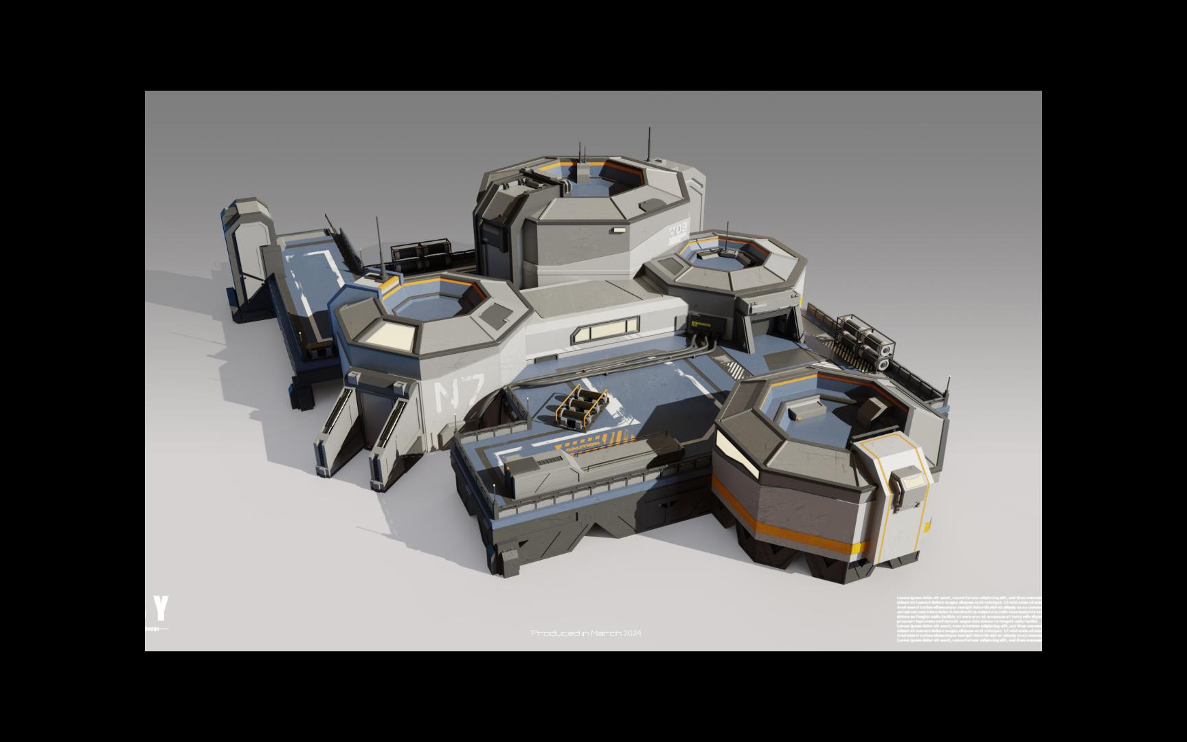 【科幻建筑单体设计练习细化完结】虽然被裁员找不到工作,但是喜欢