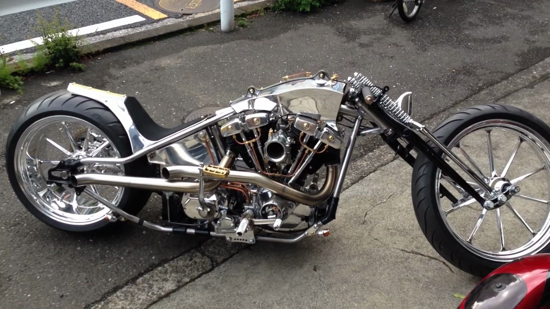 barracuda製作_shovelhead风格化改造 哈雷铲头发动机 ①エンジン初始