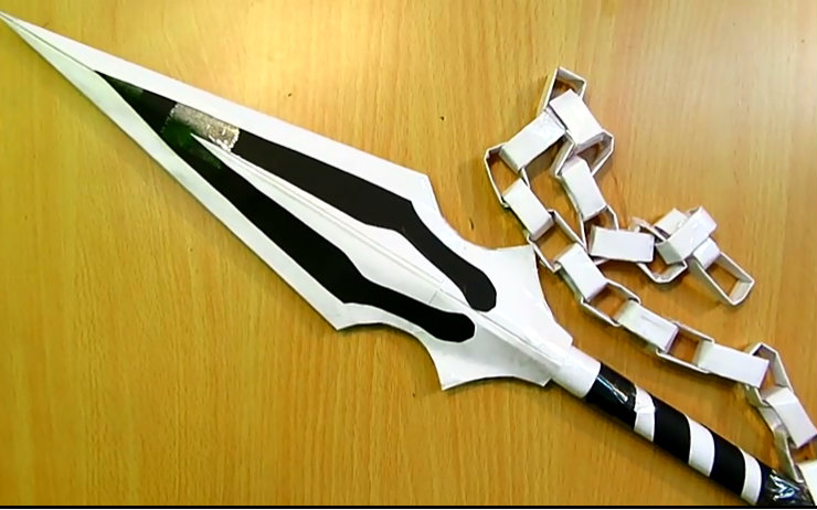 【油管搬运】如何做一个纸苦无刀_哔哩哔哩 (゜-゜)つロ 干杯~-bili