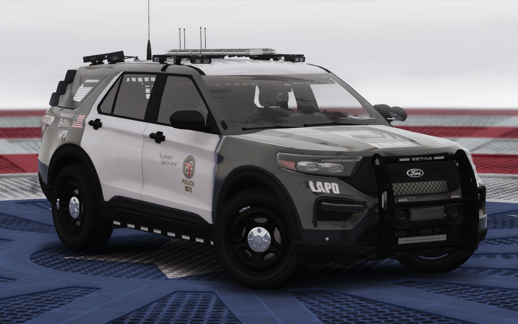 【游戏模组】:福特2020款全新款探险者警车模组_哔哩哔哩_bilibili