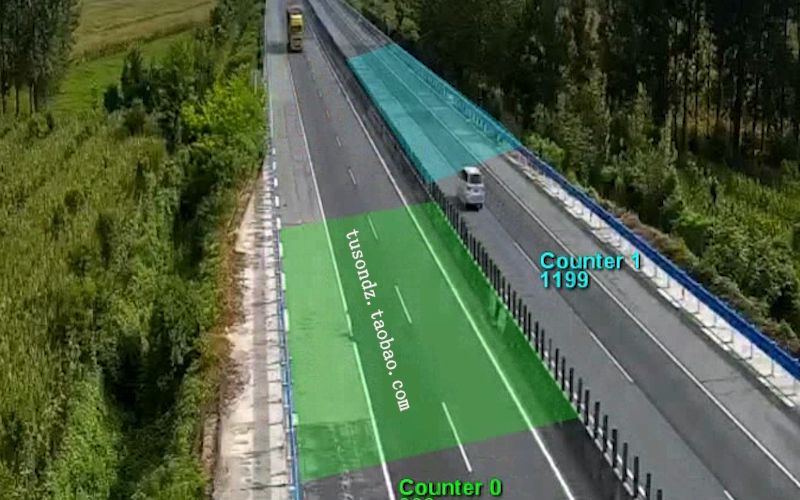 高速车流统计摄像机加油站服务区道路马路交通车流量监测监控系统景区