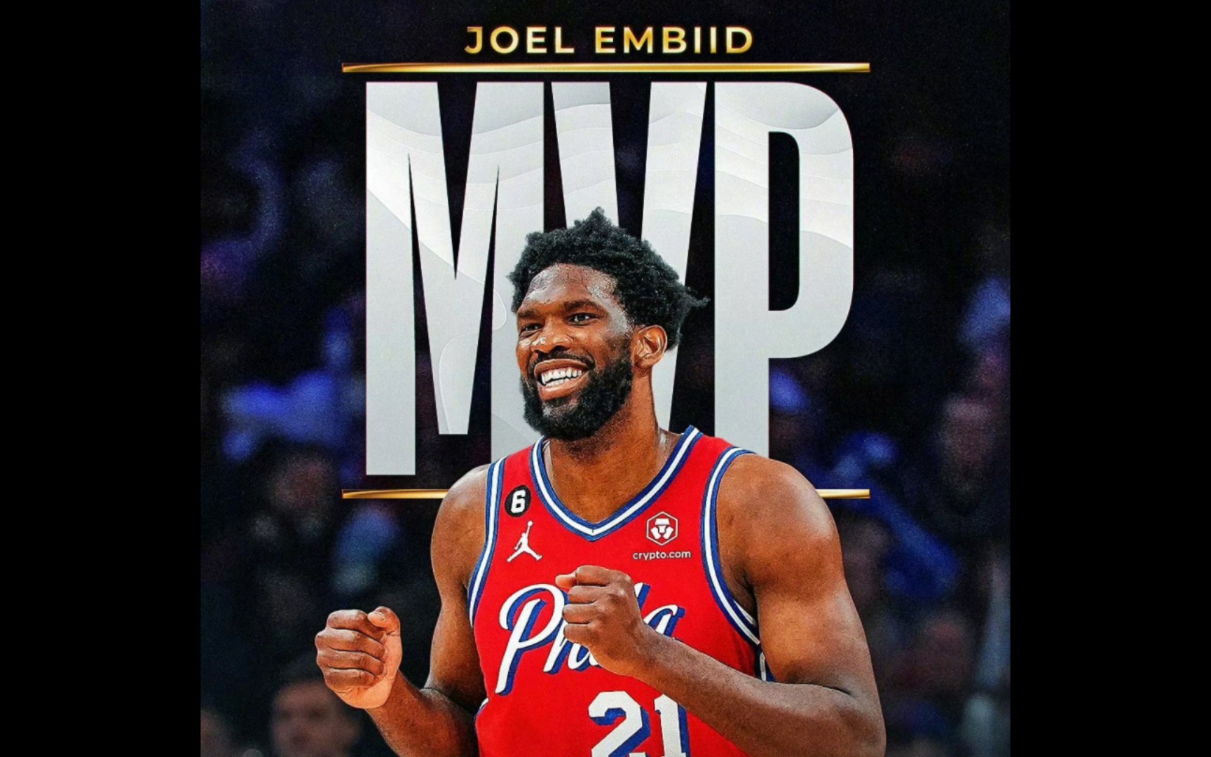 官宣!恩比德当选本赛季常规赛mvp,宣布那一刻激动掩面落泪!