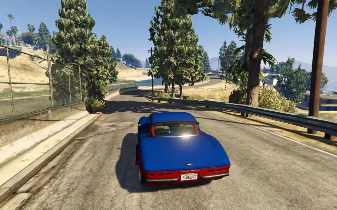 【洛圣都拉力赛】13km小巷穿梭-艳妇黑鳍(雪佛兰克尔维特c1)