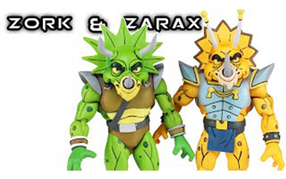 【搬运测评】neca — 忍者神龟 三角龙士兵指挥官&副官 套装_哔哩哔哩