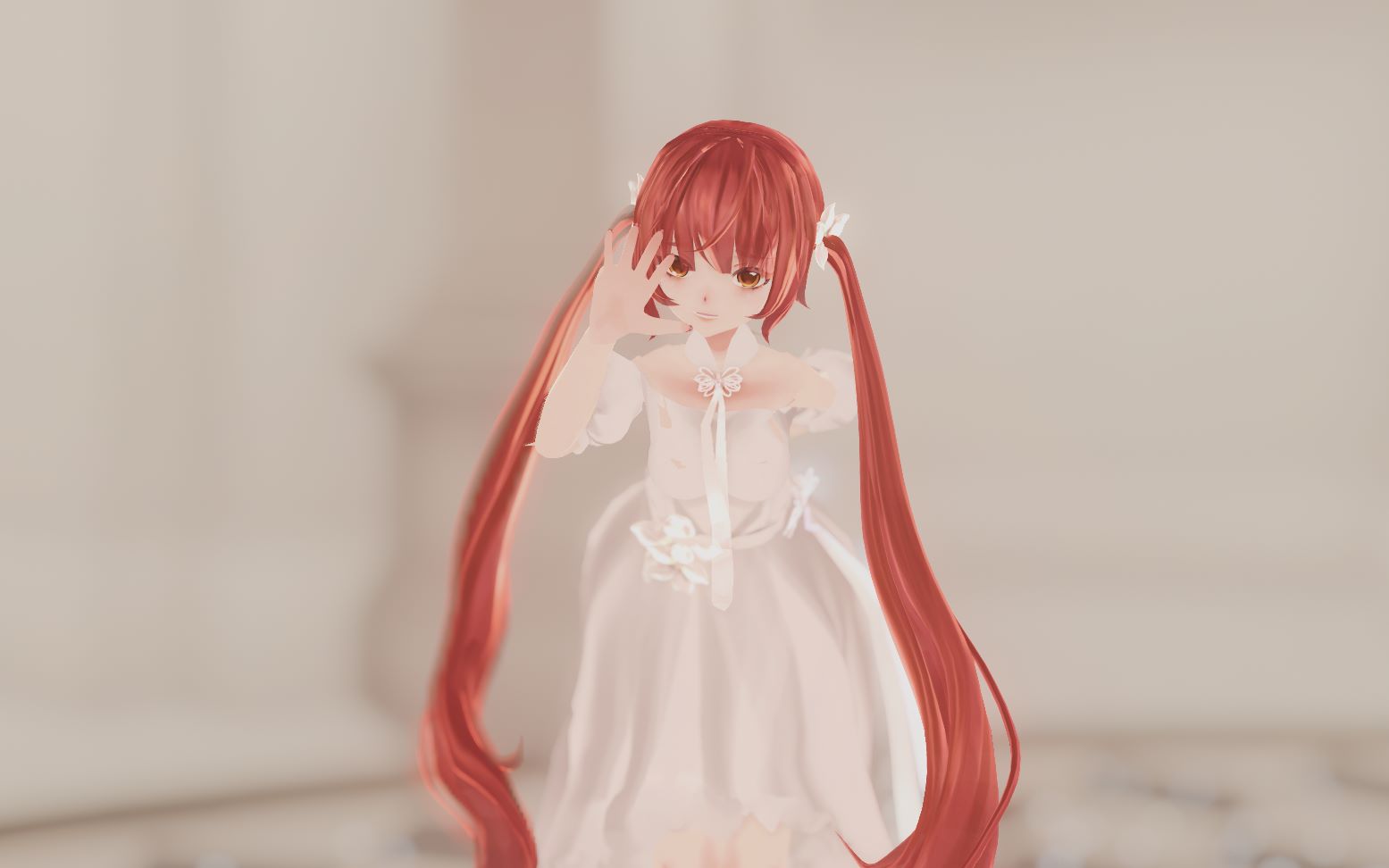 只是拼凑和你在一起的时光东方栀子mmd原创模型固定镜头展示