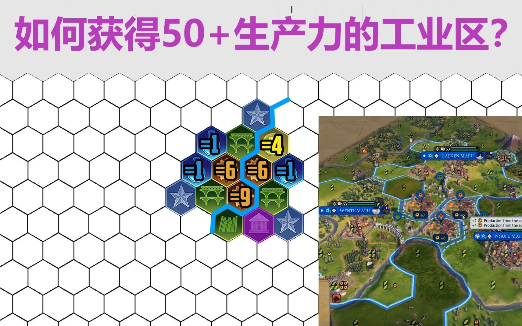 【文明6小技巧】如何获得50 生产力的工业区?