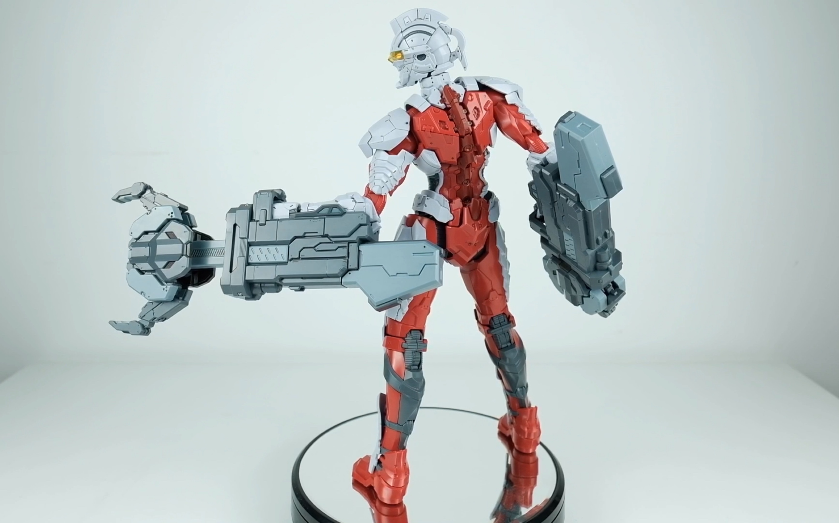 次元模坊x御模道12寸机动奥特曼 钢铁赛文7.3 拼装2/2