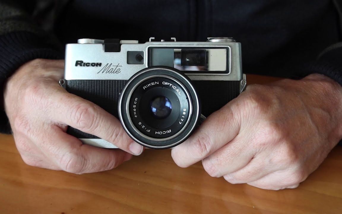 日本vintage相机:理光 ricoh mate 旁轴胶片相机介绍_哔哩哔哩_bili