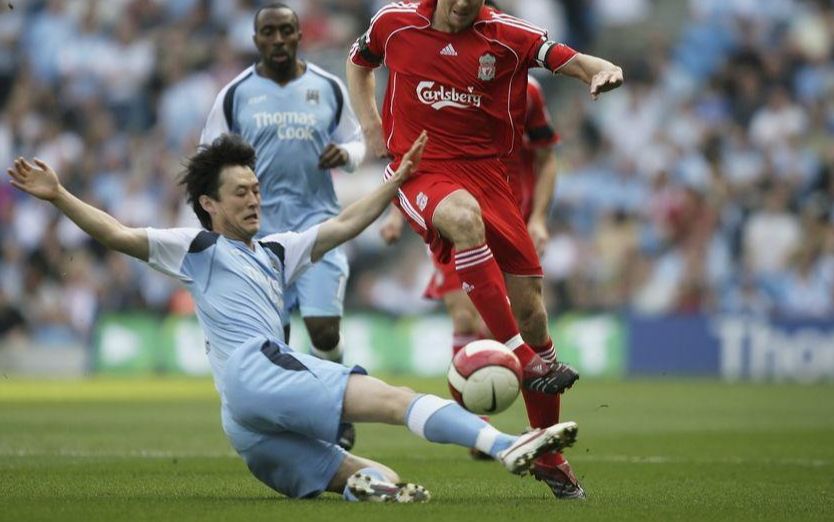 孙继海在英超最精彩一次救球!队友和全场球迷都看傻了!不敢相信