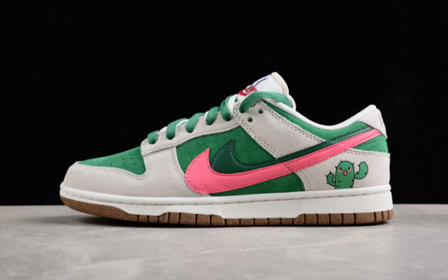 耐克 nike dunk 85 low se 灰绿愤怒仙人掌双勾绑带解构板鞋do9457