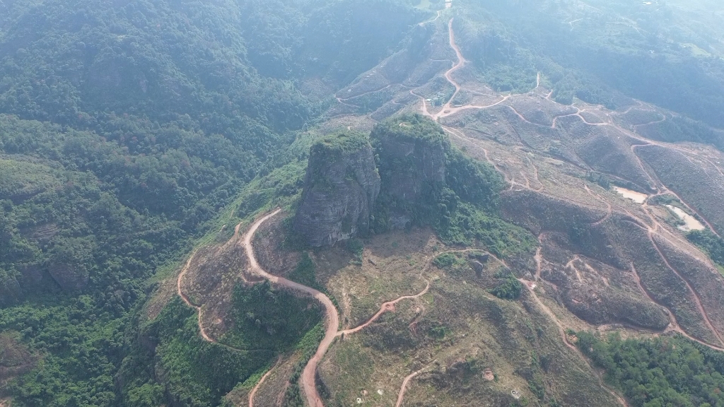 广西梧州藤县太平镇航拍