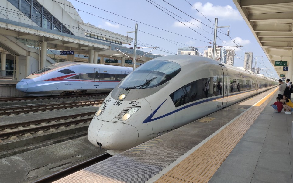 crh3c-3005/3019重联担当g2885次进入永川东站_哔哩哔哩_bilibili