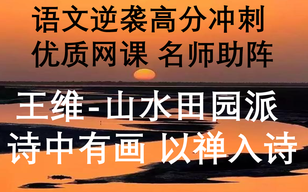 《诗人志王维传<高考版>》王维山水田园派诗人以禅入诗13哔哩哔哩bilibili