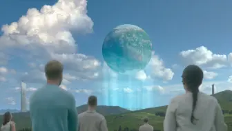 胜利号 全息地球化后的火星星图