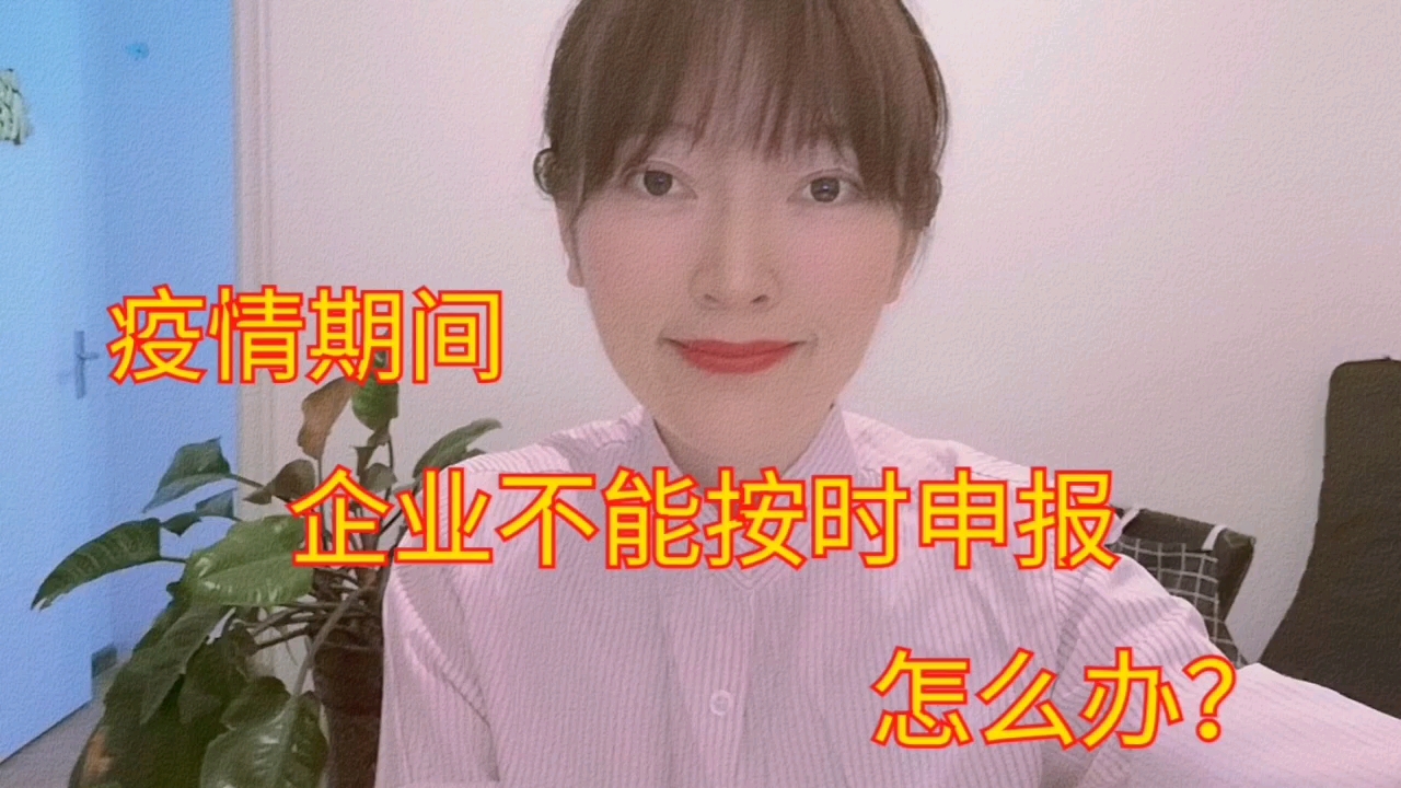 疫情没有办法按时申报怎么办?来听我说!哔哩哔哩bilibili