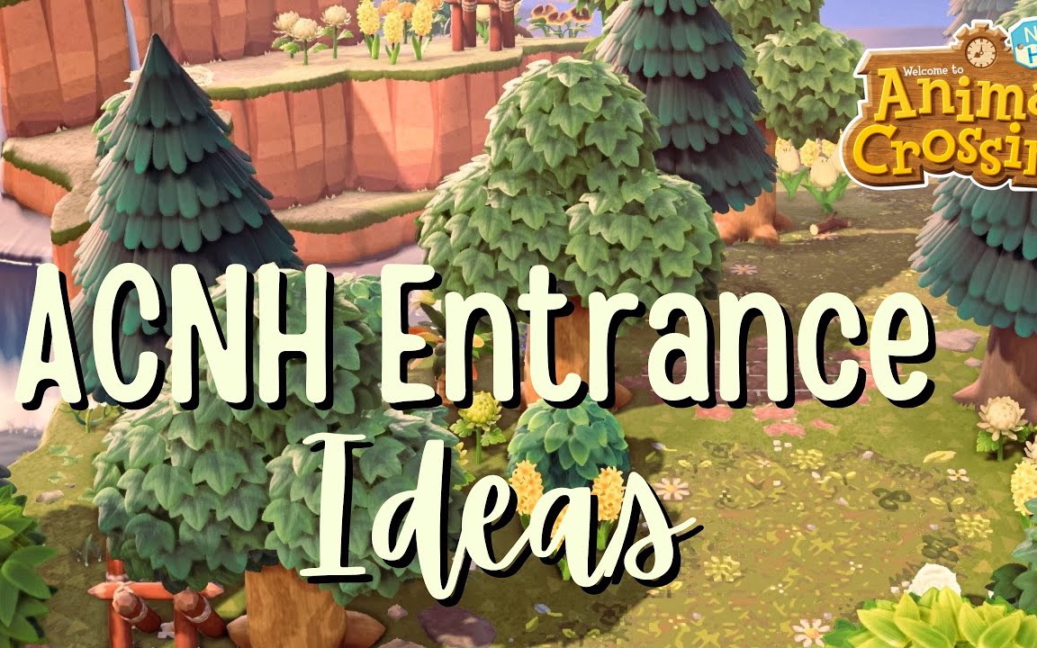 【动森】15个小岛入口的设计灵感 |15 Entrance Ideas for Your Island Animal Crossing New Horizons哔哩哔哩bilibili