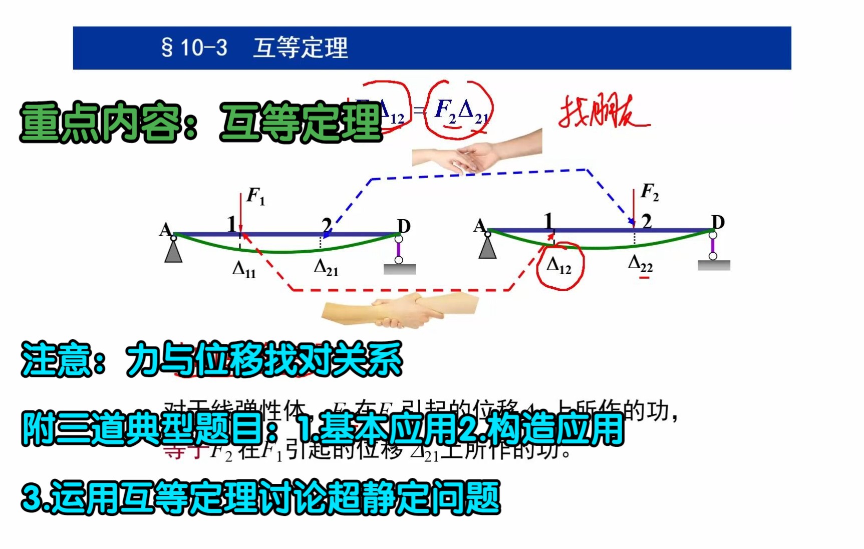 材料力学 第十章 能量法 互等定理哔哩哔哩bilibili