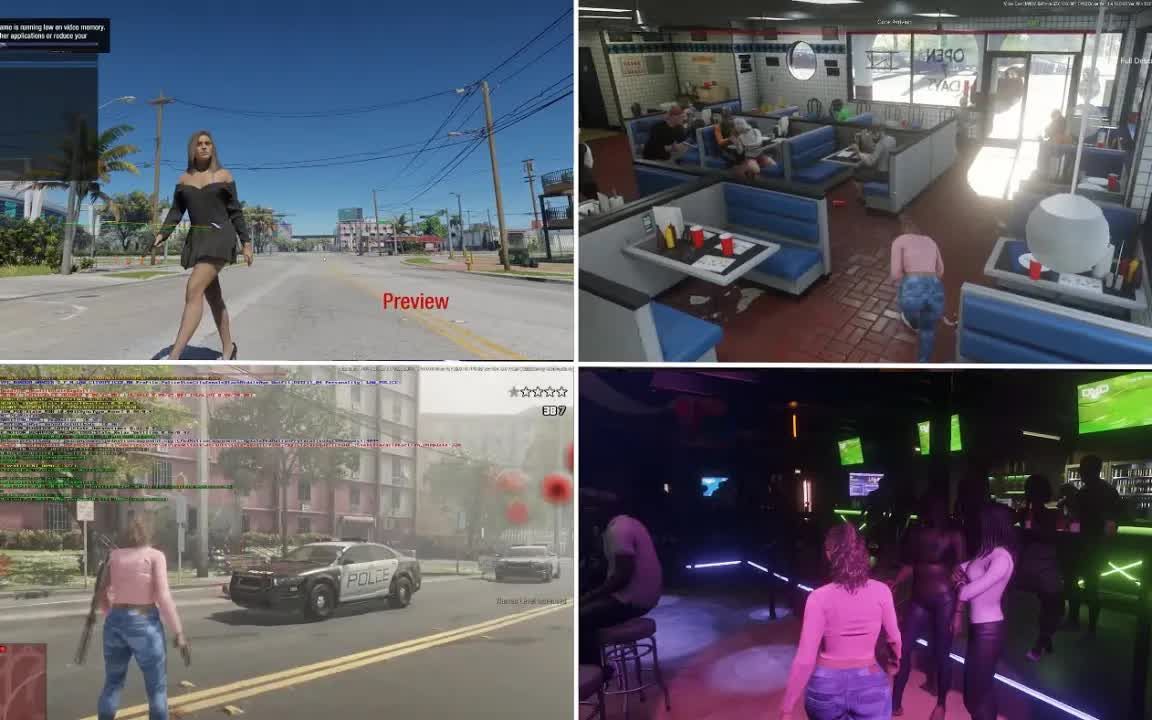 [图]【GTA6】1小时泄露画面