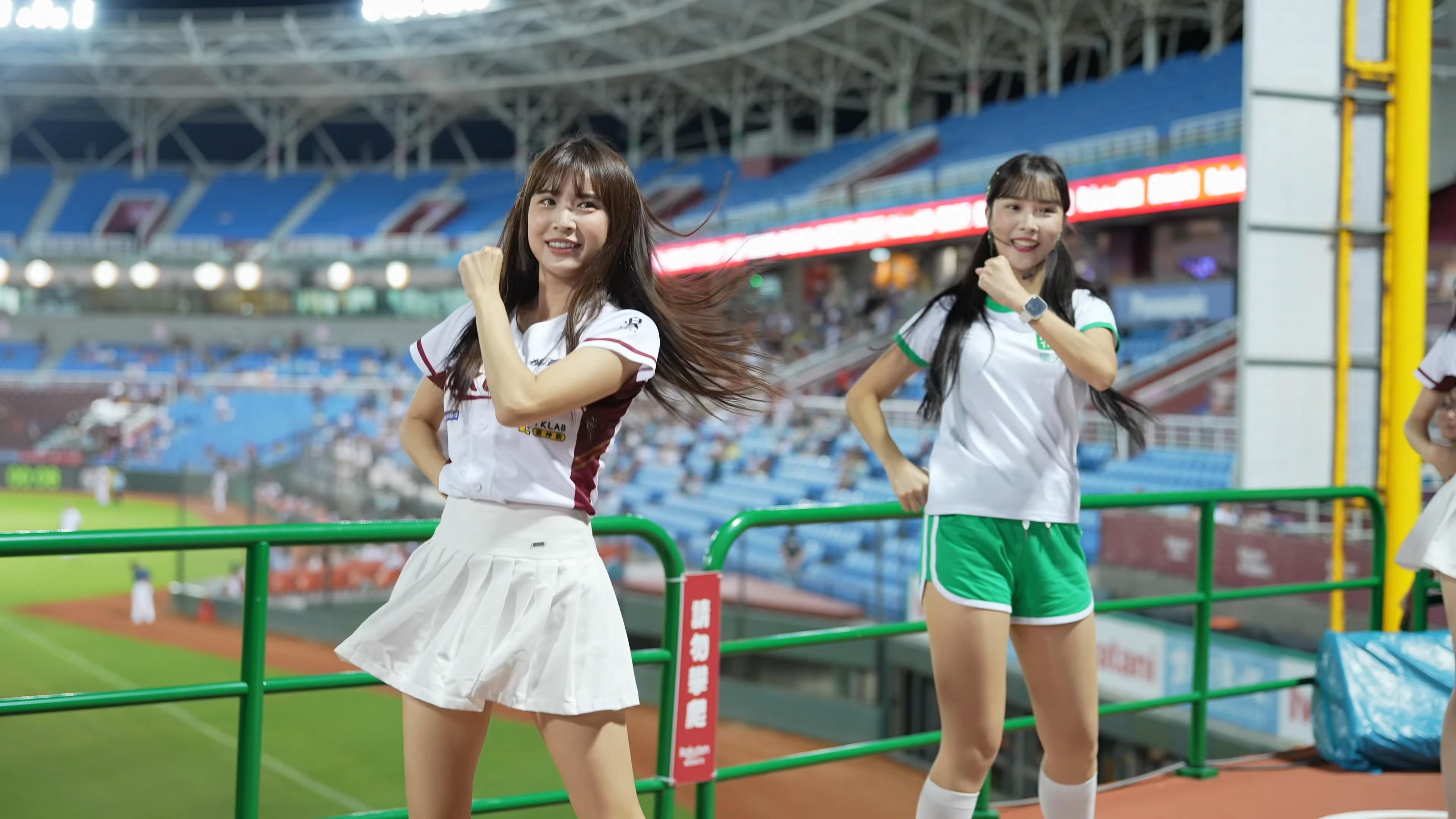 林穎樂,菲菲,孟潔勇敢樂天 加油女孩們 上班族趴東區 大樂區 啦啦队4k