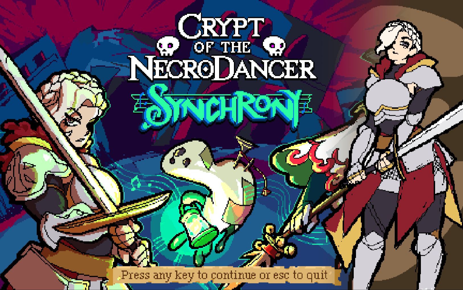 [图]【节奏地牢 SYNCHRONY DLC】Crypt of the NecroDancer: SYNCHRONY 单簧管(Klarinetta)全区域模式通关