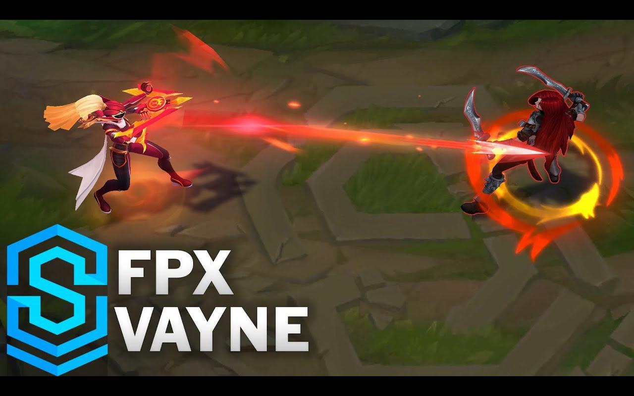 「皮肤档案室」薇恩·暗夜猎手 —— fpx - 英雄联盟