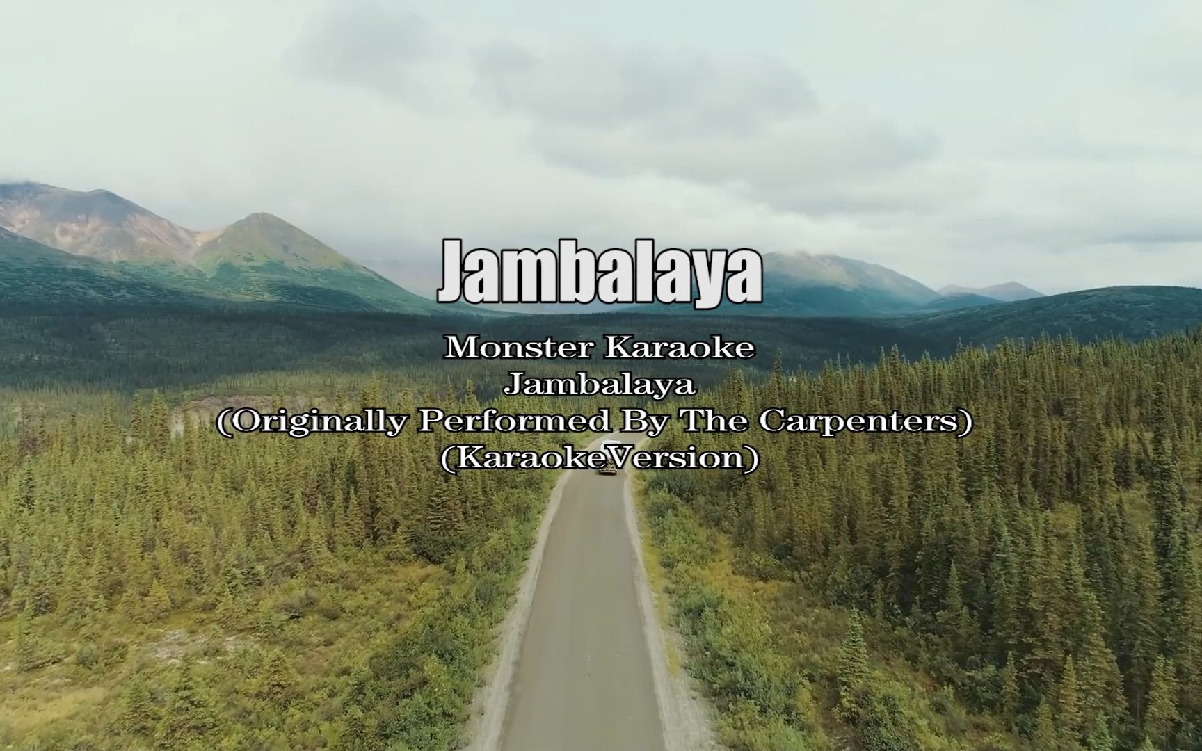 [图]Jambalaya Carpenters卡朋特原唱和伴奏 木匠 Karaoke