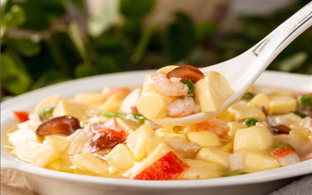 逛食记一品海鲜豆腐有它还怕宴客撑不住场吗