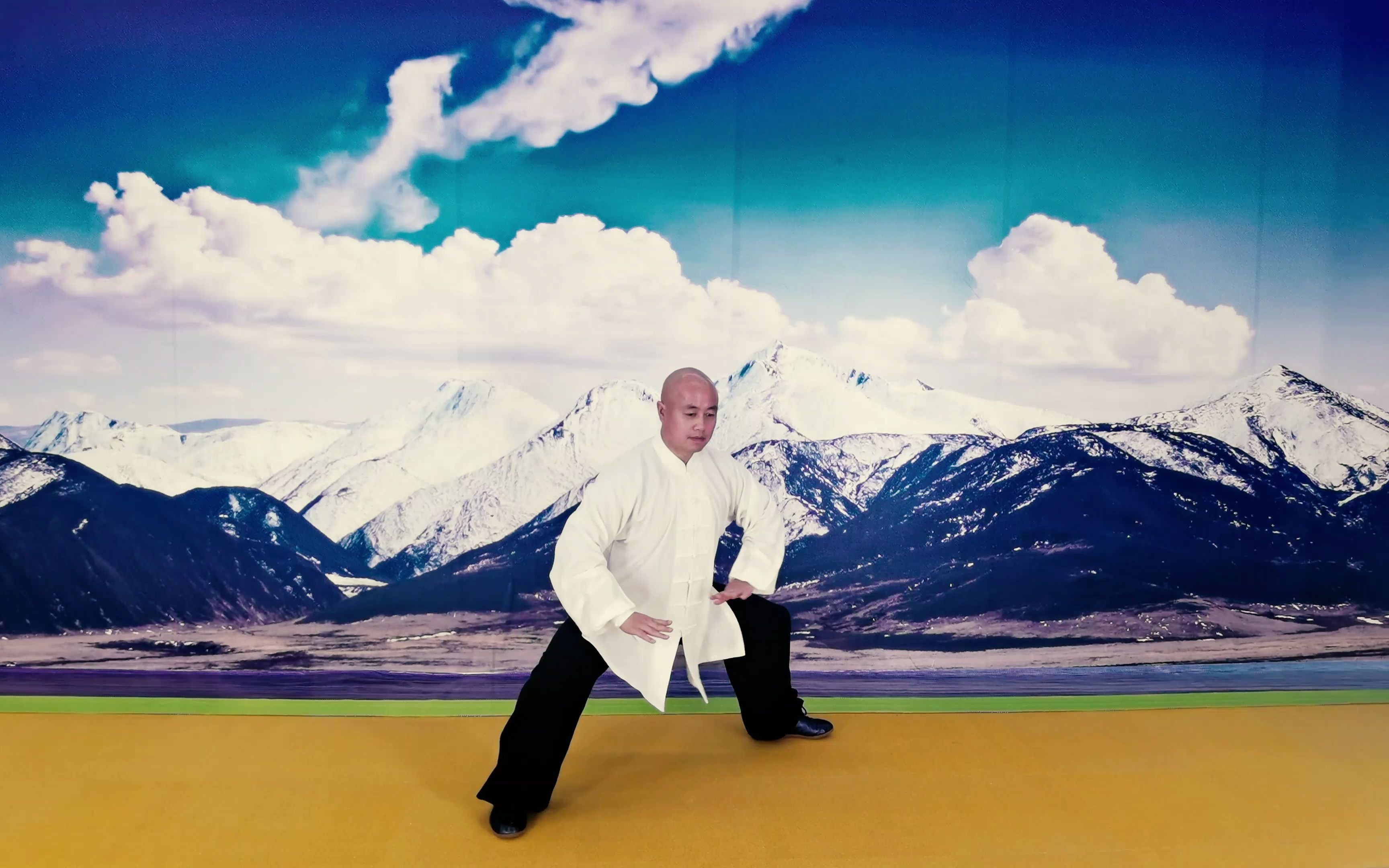 太极拳中的掩手肱捶,有一个非常显著的特点就是"通背劲"