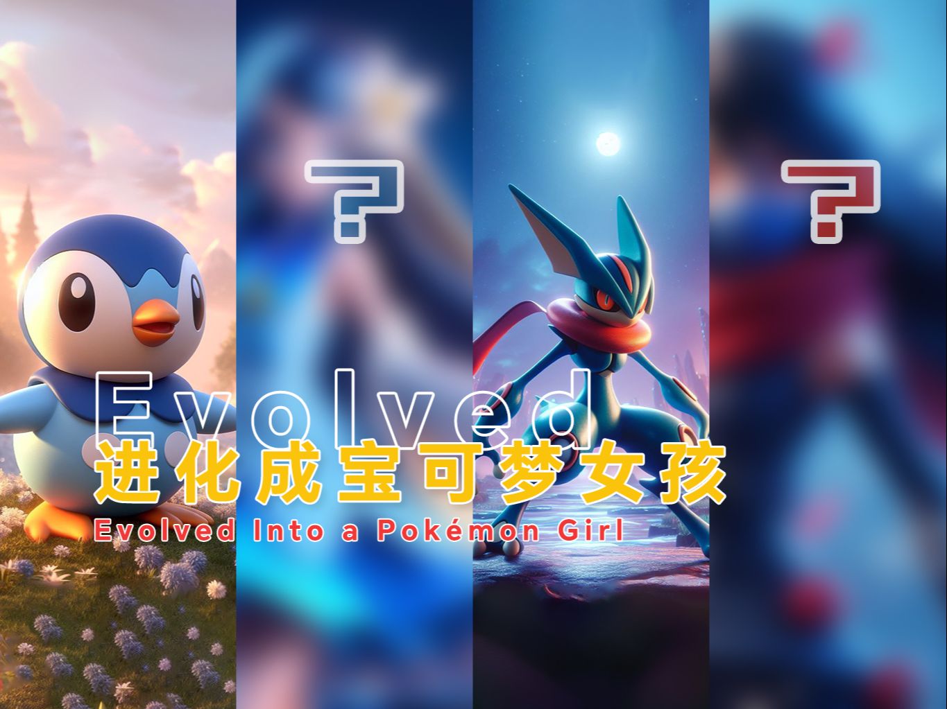 波加曼,甲贺忍蛙进化成宝可梦女孩