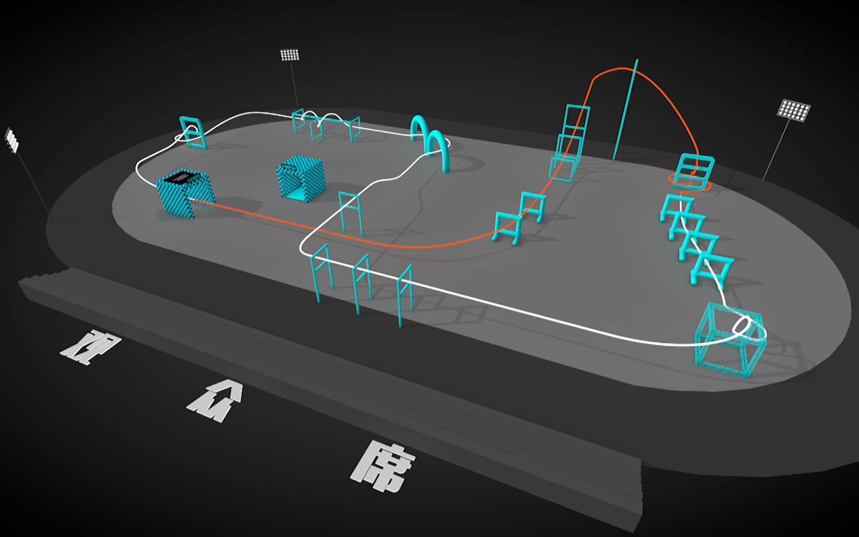 【fpv试玩】穿越机竞速比赛型飞手必备技能の缩水赛道随机应变