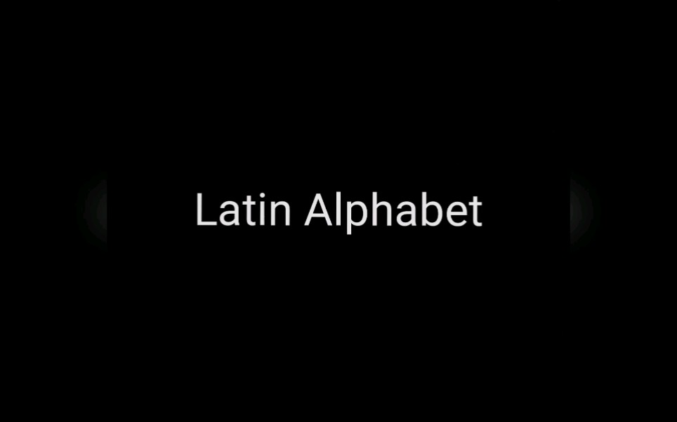 拉丁字母手写体 Latin Alphabet哔哩哔哩bilibili