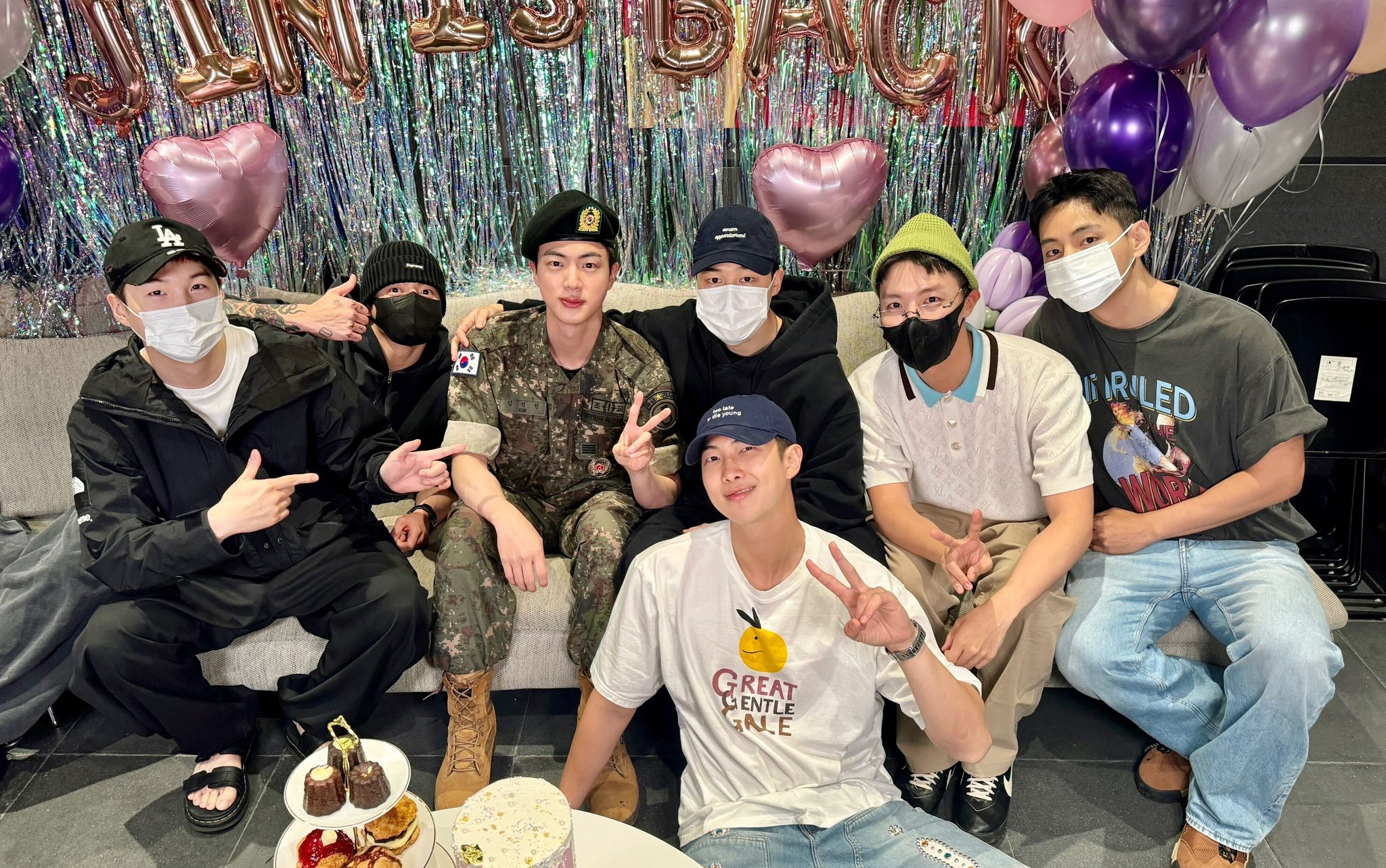 【防弹少年团】240612 金硕珍退伍新闻视频合集