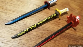 鬼灭之刃 日轮刀 不死川玄弥 哔哩哔哩 つロ干杯 Bilibili